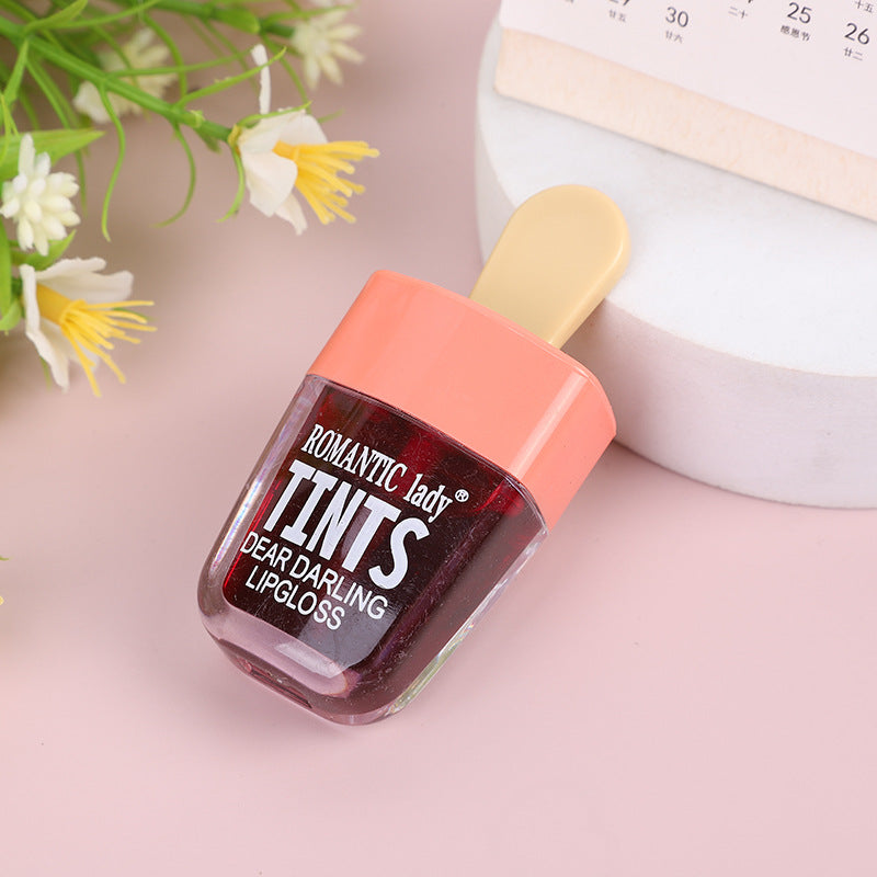 Wholesale 24pcs Ice Cream Fruity Light Moist Easy To Color Lip Oil