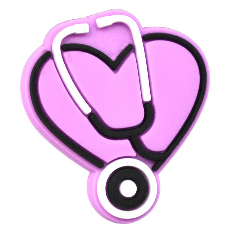 Wholesale Random 100pcs Medical Care Series Pvc Soft Plastic Removable Handmade Beads