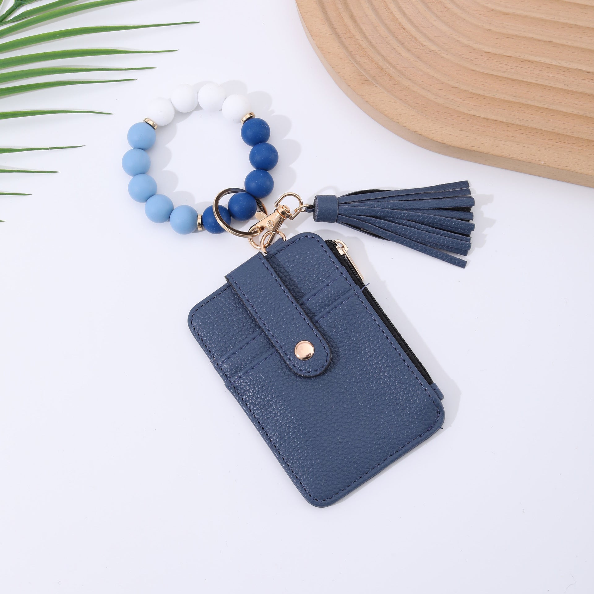 Wholesale Silicone leather wallet  Keychains