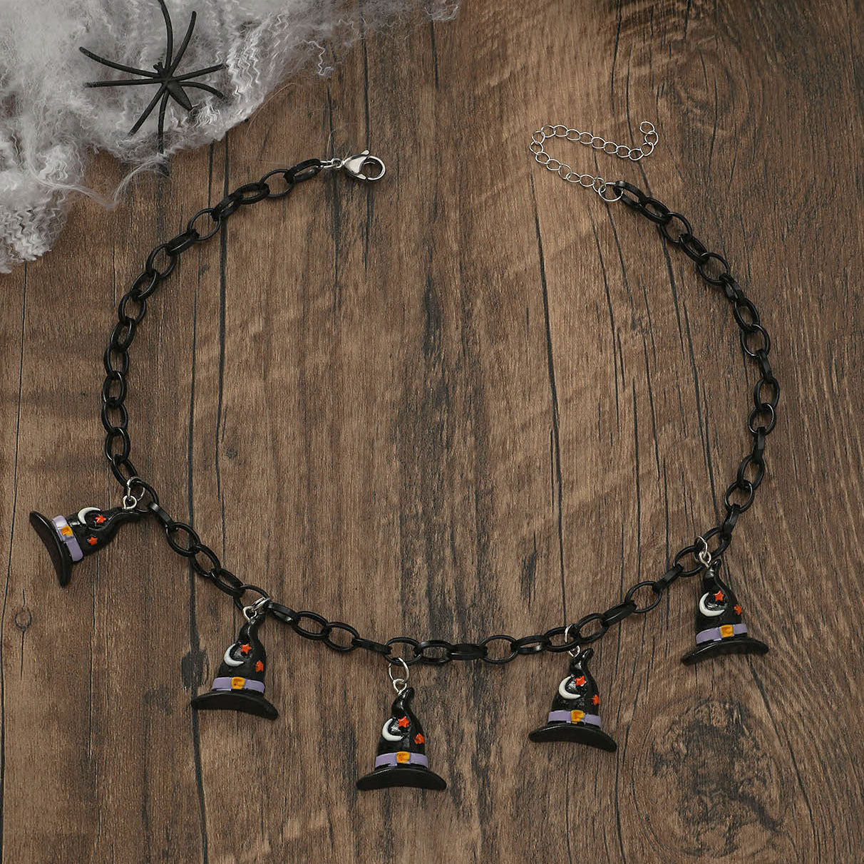 Wholesale Halloween Pumpkin Ghost Pendant Collarbone Chain