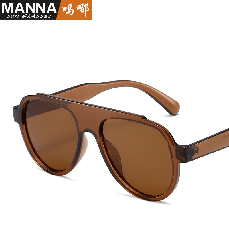 Wholesale Large frame leopard print sunglasses