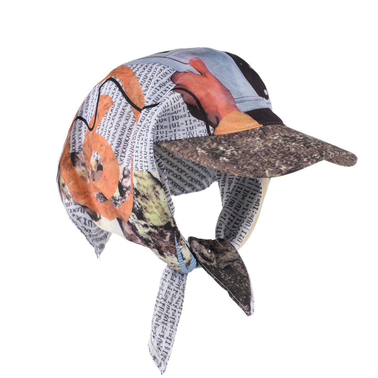 Wholesale Curved brim bandana baseball cap heavy duty hip  hop headwrap hat