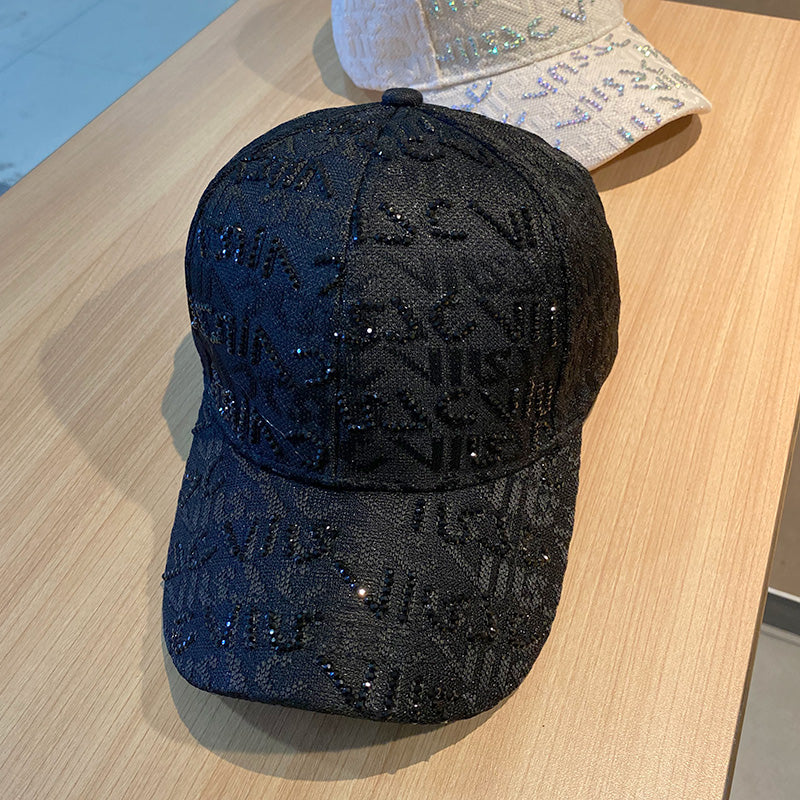 Wholesale Rhinestone Letter Embroidery Baseball Cap