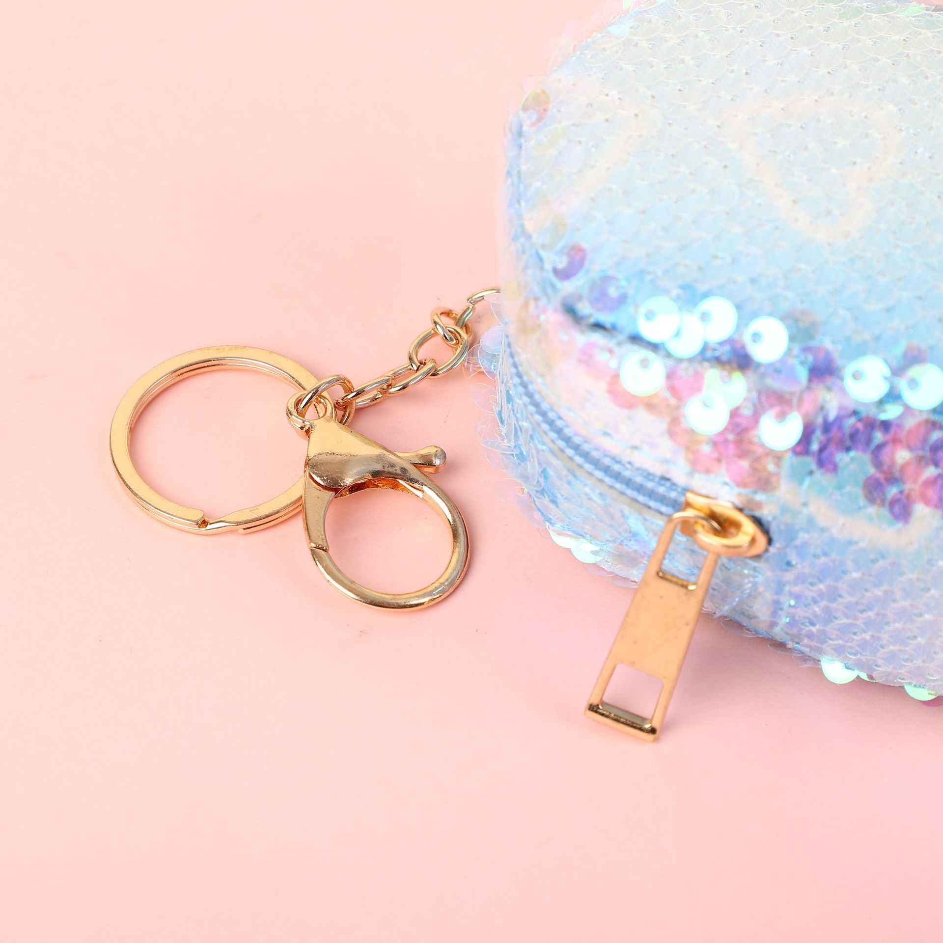 Wholesale Sequin Coin Purse Keychain