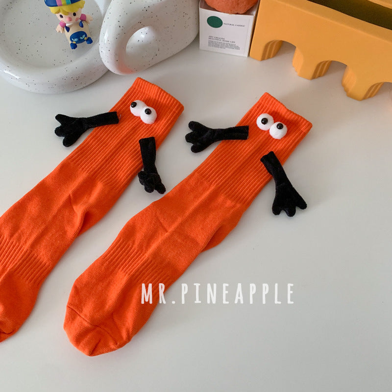 Wholesale Cotton Holding Socks, Couple Magnetic Suction