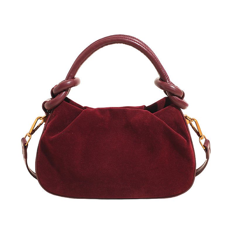 Wholesale PU leather bucket high-end versatile crossbody bag