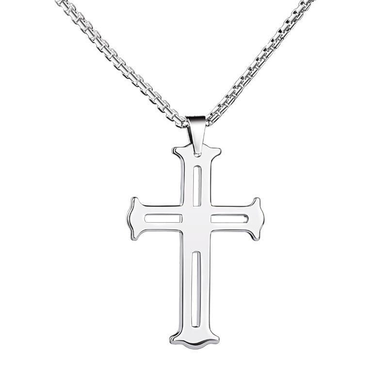 Wholesale Diamond Cross Necklace Sweater Chain