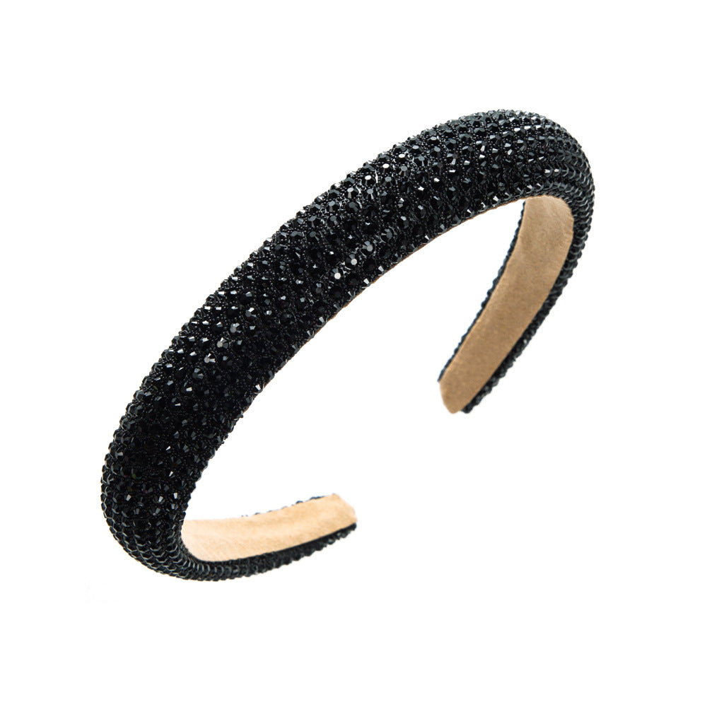 Wholesale Simple and Fashionable Temperament Full of Diamonds Thin Edge Headbands