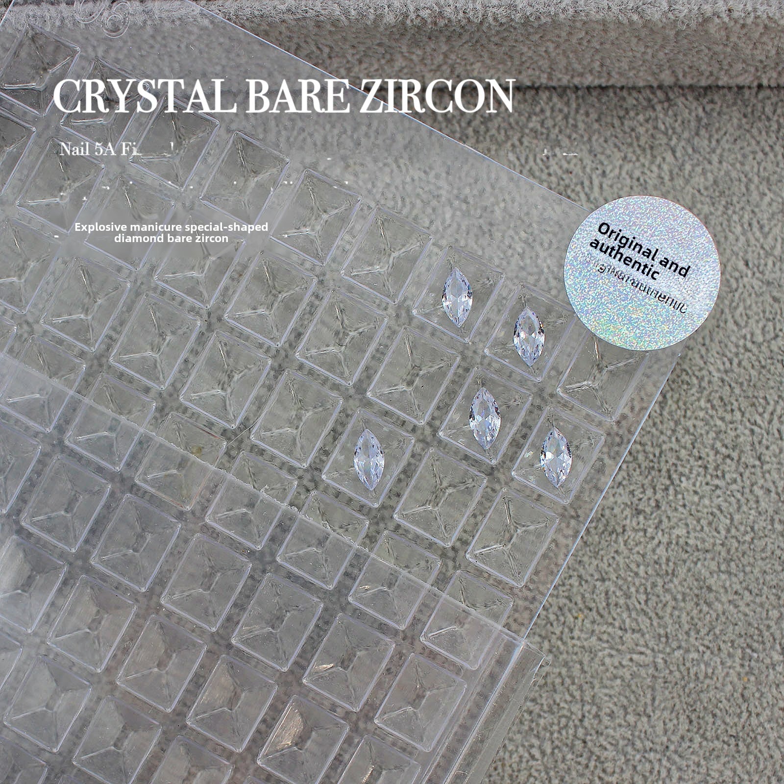 Wholesale 50pcs Flashing Mini Nude Zircon Pointed Bottom Diamond Shaped Rock Sugar Pigeon Egg Water Drop Nail Art Horse Eye Nail Art Jewelry