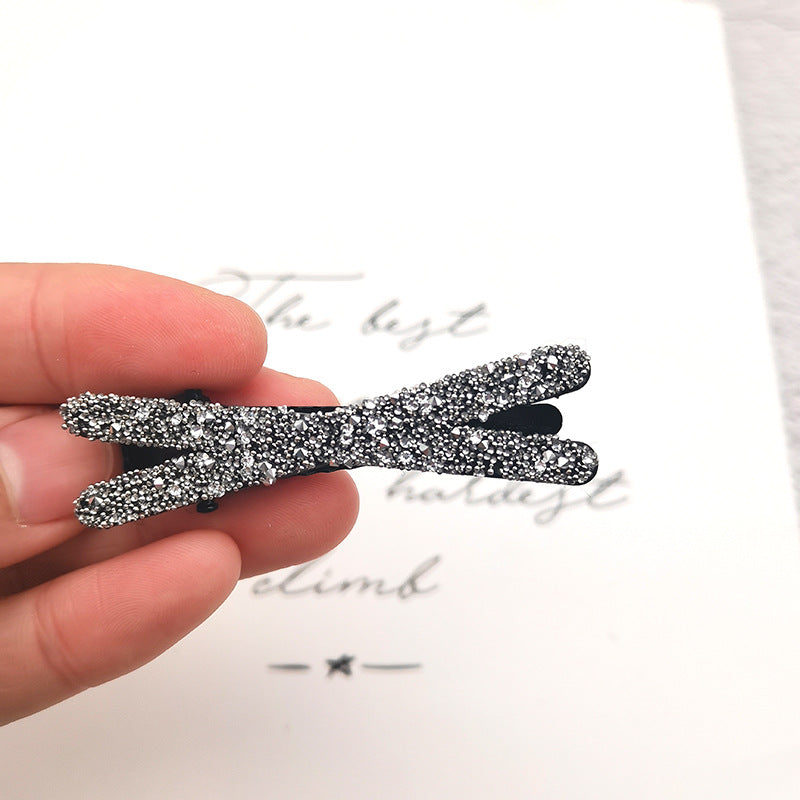 Wholesale Simple Rhinestone Hair Clips