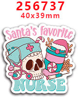 Wholesale Random 30pcs Pink Christmas Nurses' Day Acrylic Flatback