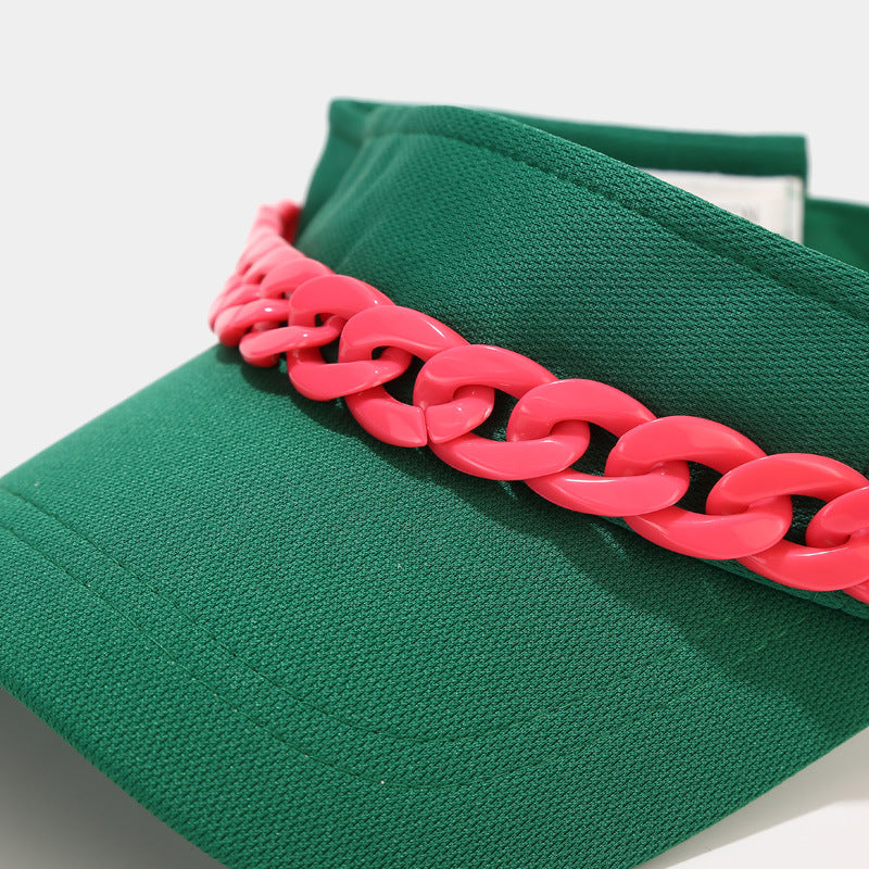 Wholesale Polyester Acrylic Chain Empty Top Hat