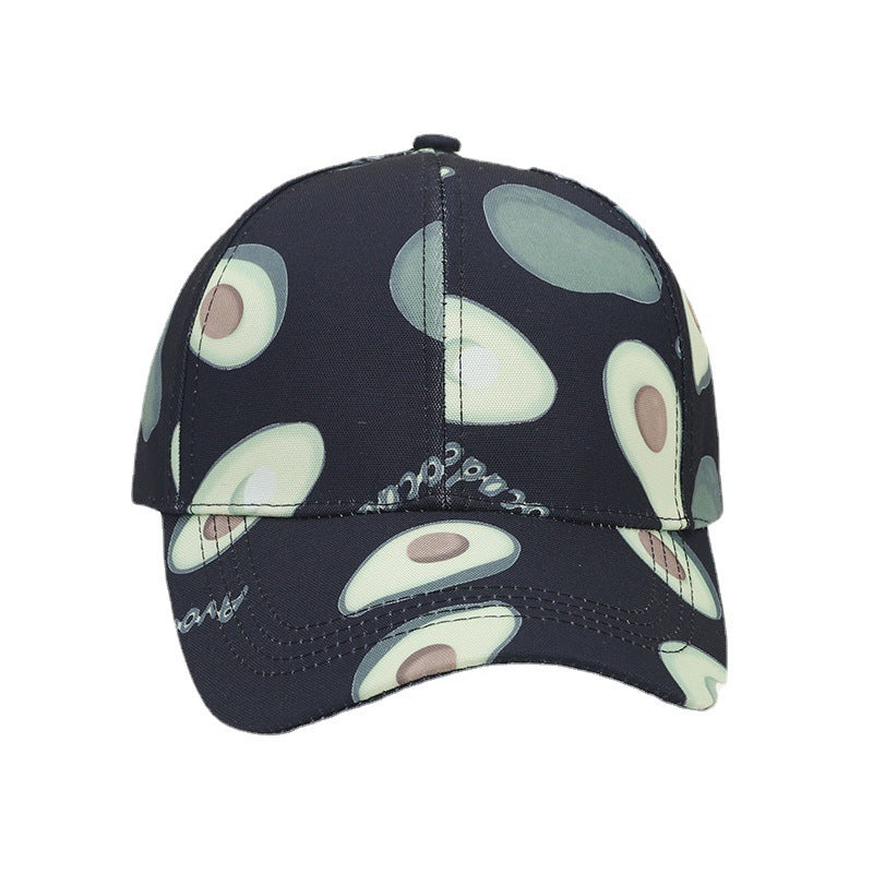 Wholesale Polyester Avocado Pattern Baseball Cap