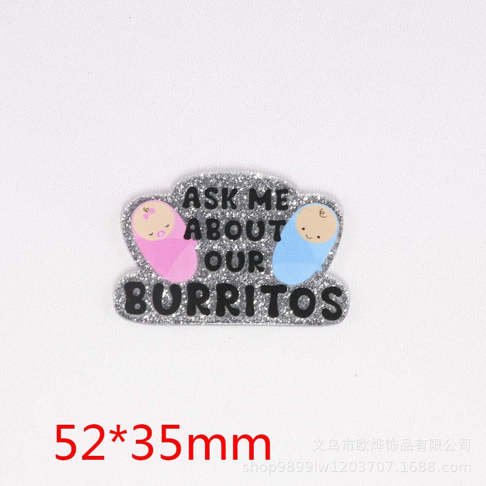 Wholesale 10 cartoon accessories acrylic cute DIY patches