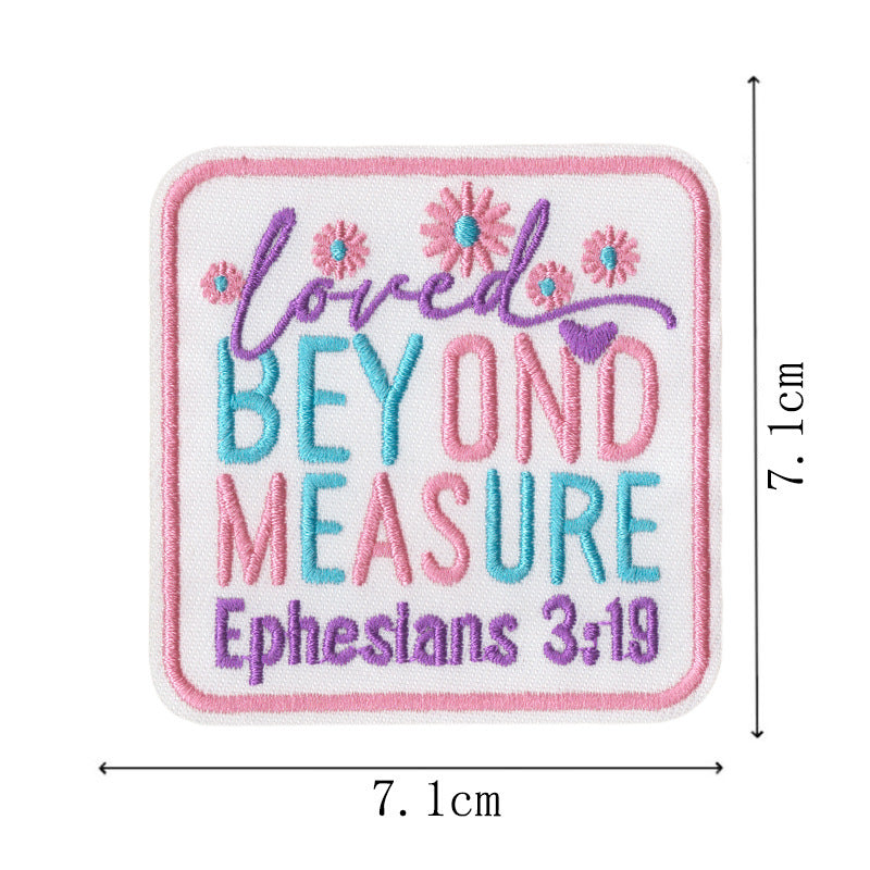 Wholesale Decorative Alphabet Embroidered Patches Set Of 9 For Coats Bags Hats Fashion Accessory Resale Craft Supply