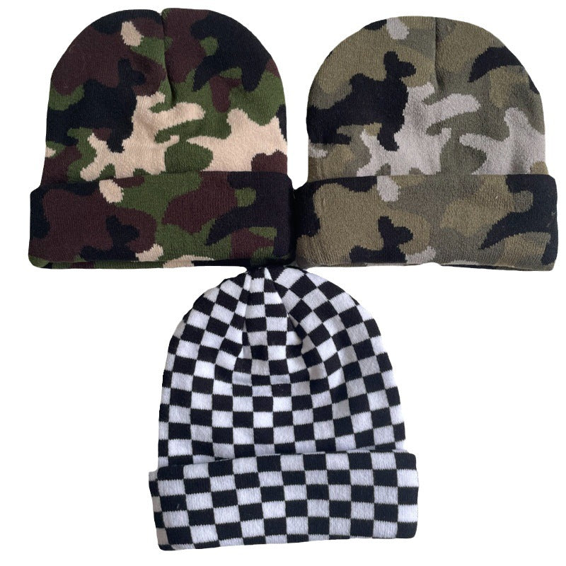 Wholesale Autumn and Winter Warm Student Cute Leopard Print Cow Knitted Wool Hat