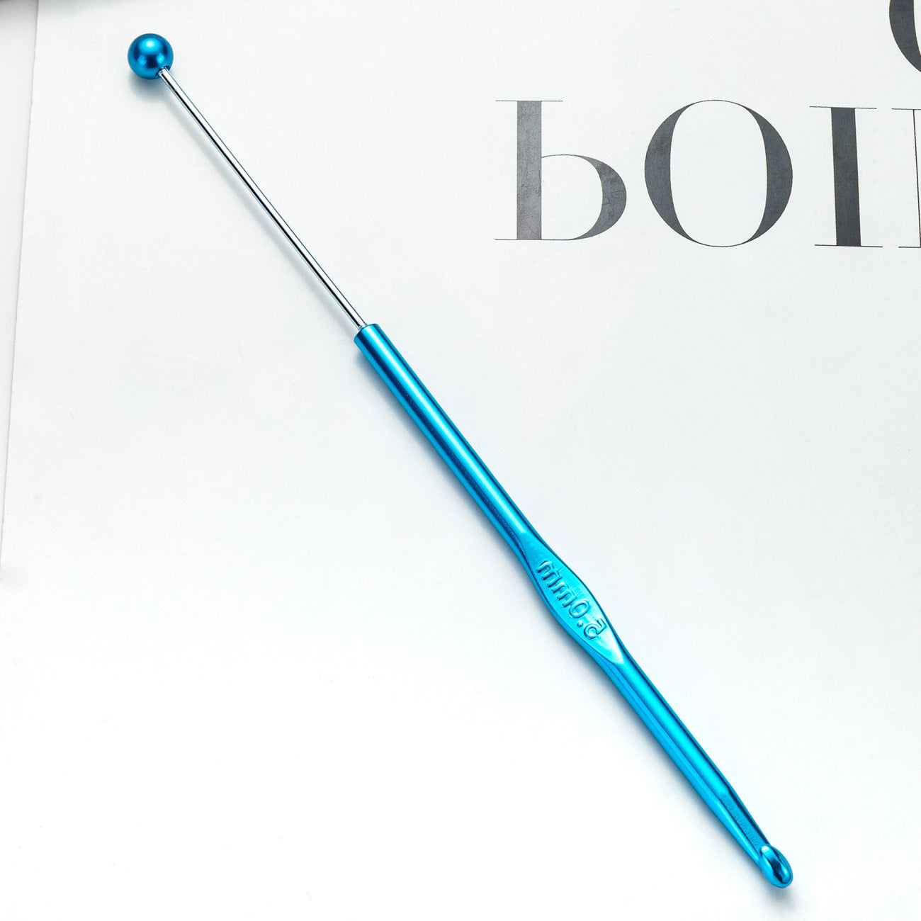 Wholesale 3mm 4mm 5mm 6mm DIY Bead Single Head Knitted Sweater Yarn Crochet Hook