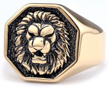 Wholesale  Simple Retro Punk Goethe Ring Titanium Steel Rust-free Fashion Jewelry Ring Pendant