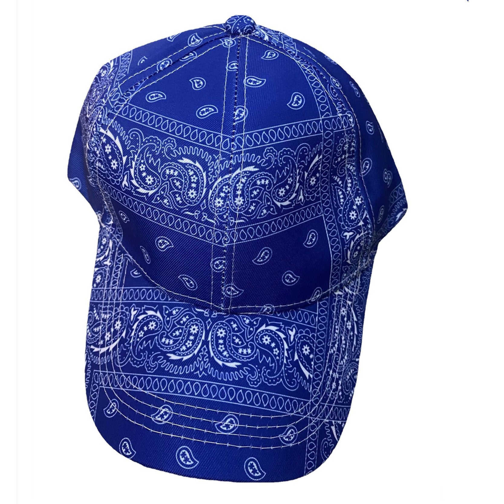 Wholesale Cashew Flower Printed Cotton Baseball Caps