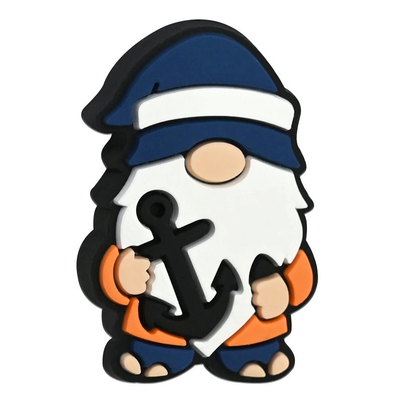 Wholesale Random 100pcs Color Cartoon Hat Small People Focal Beads