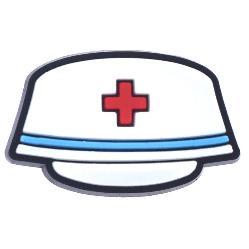 Wholesale 100pcs PVC Cartoon Medical Health DIY Shoe Buckle