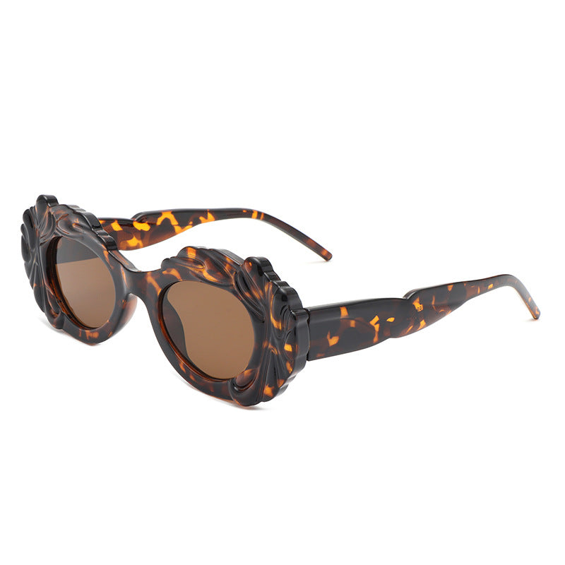 Wholesale Elliptical Circular Cloud PC Sunglasses