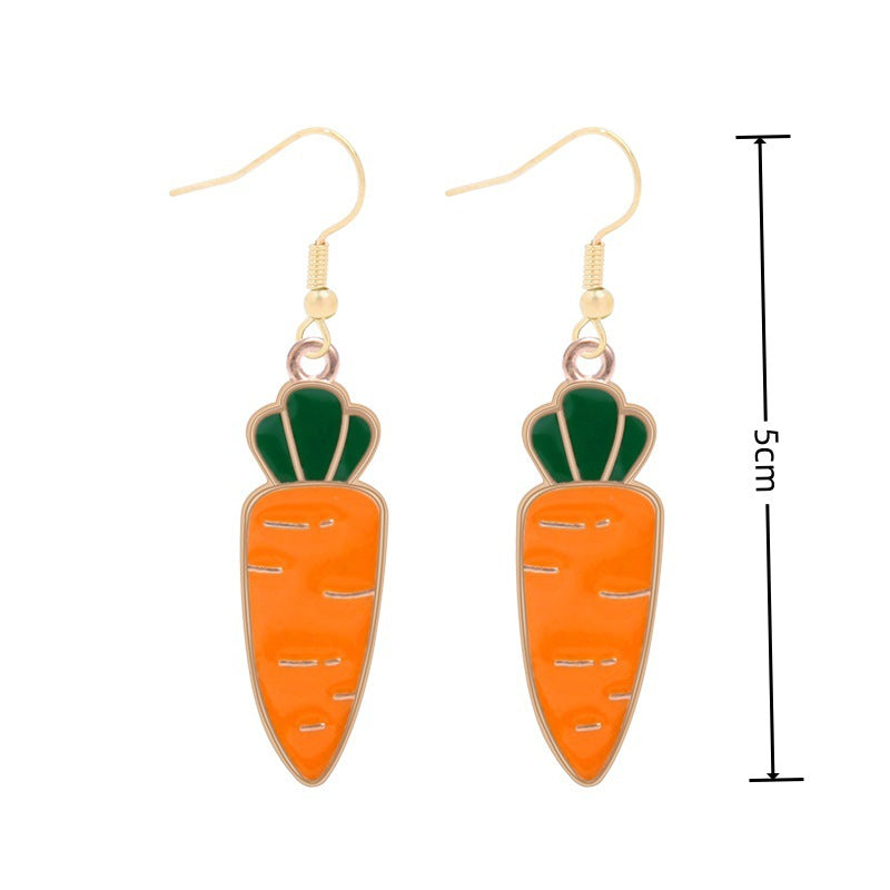 Wholesale Easter Bunny Easter Egg Carrot Earrings