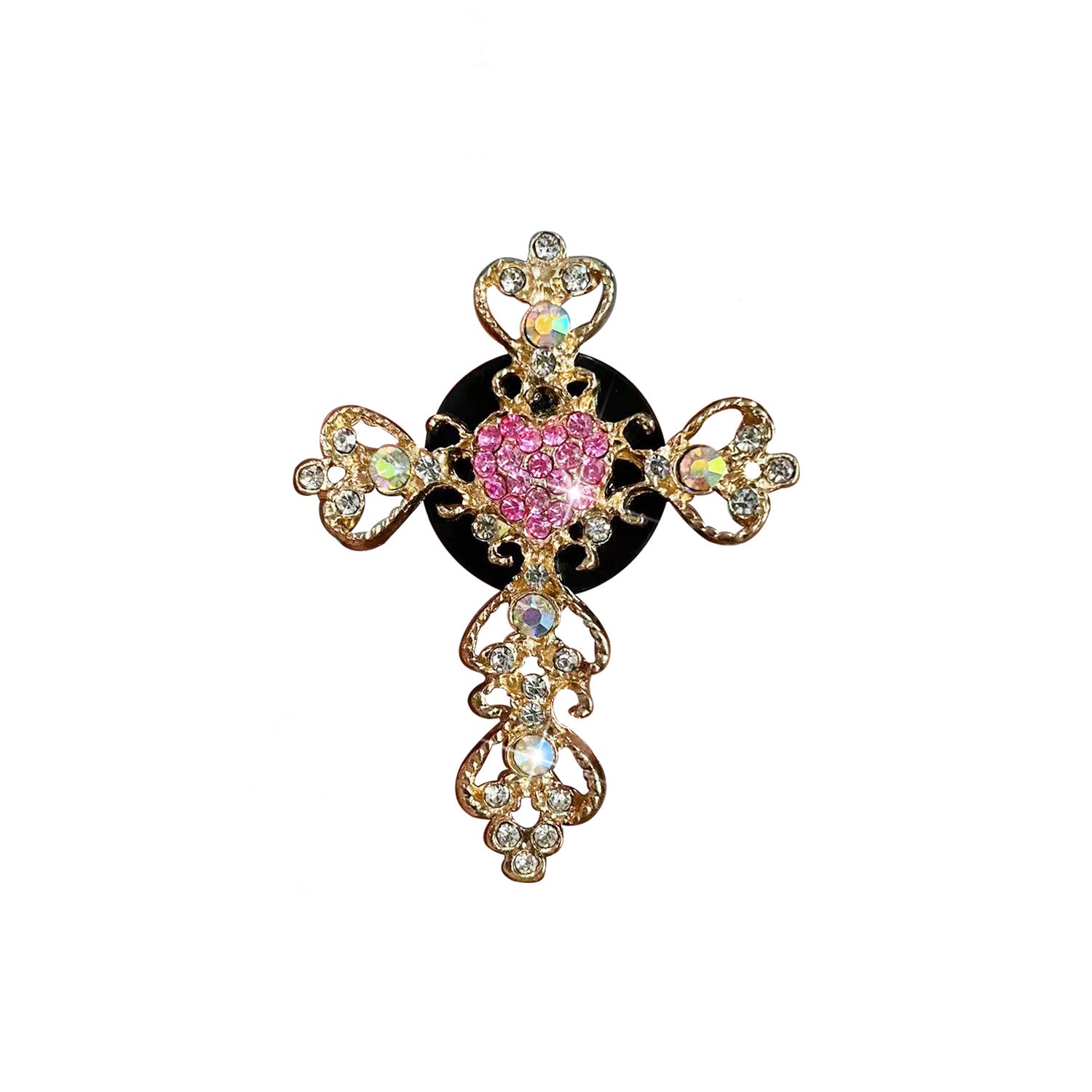 Wholesale Rhinestone Heart Car Air Vent Perfume Clip