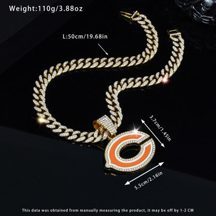 Wholesale teams necklace alloy personality necklace