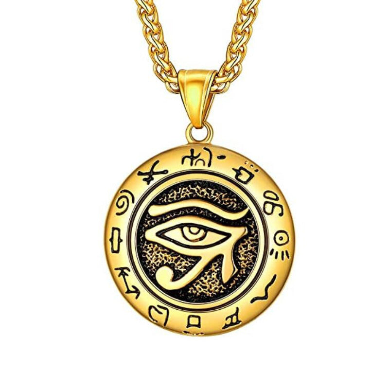 Wholesale Eye of Horus Pendant Alloy Necklaces