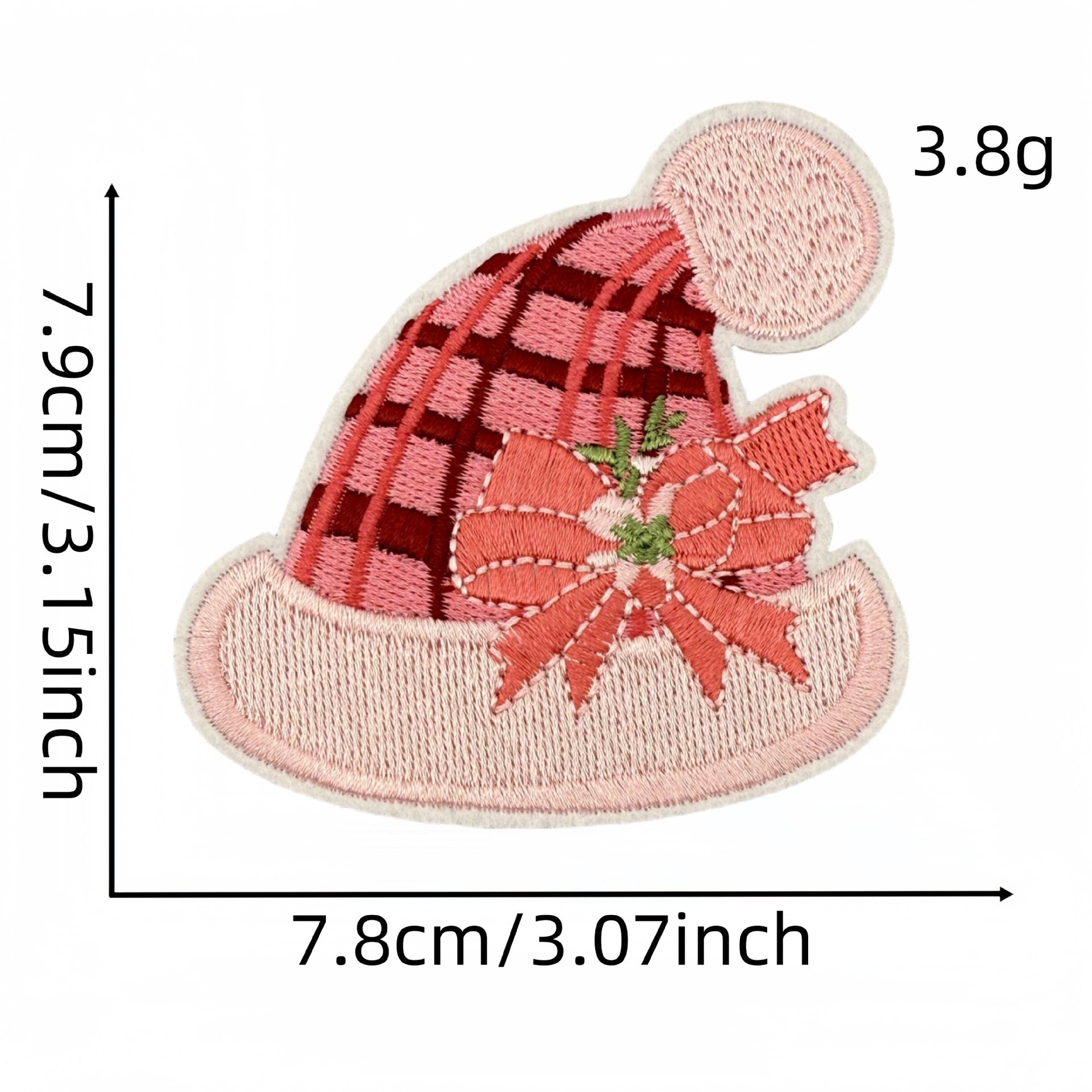 Wholesale Pink Cartoon Christmas Embroidery DIY Patches