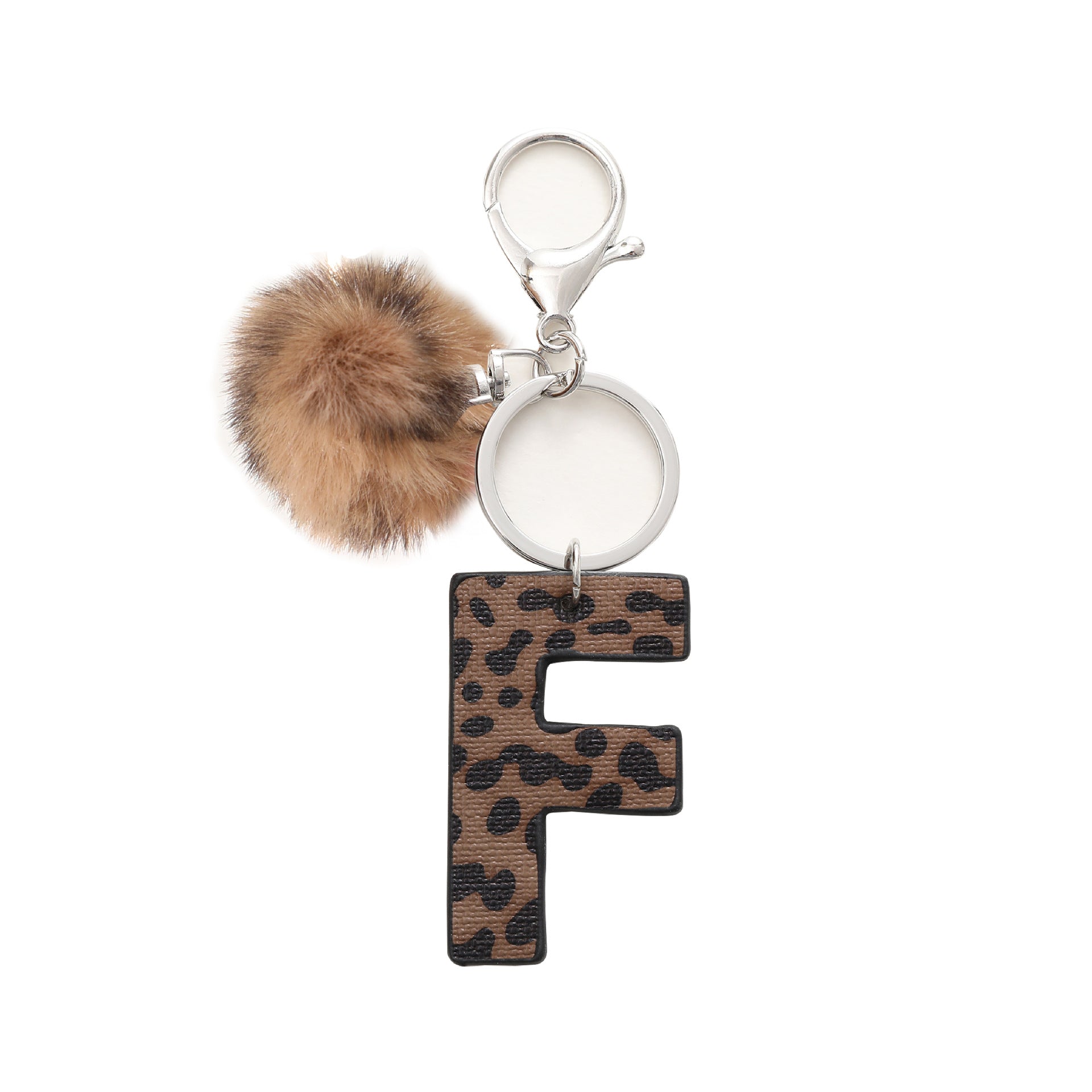 Wholesale Western Cowboy Leopard Leather Keychains