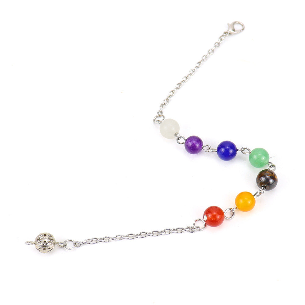 Wholesale of Handmade Beaded Rainbow Crystal Bead Chains, Hanging Chain Accessories