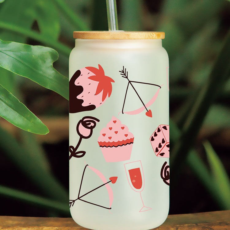 Wholesale Colorful Desserts 16oz Cup UV DTF Wraps