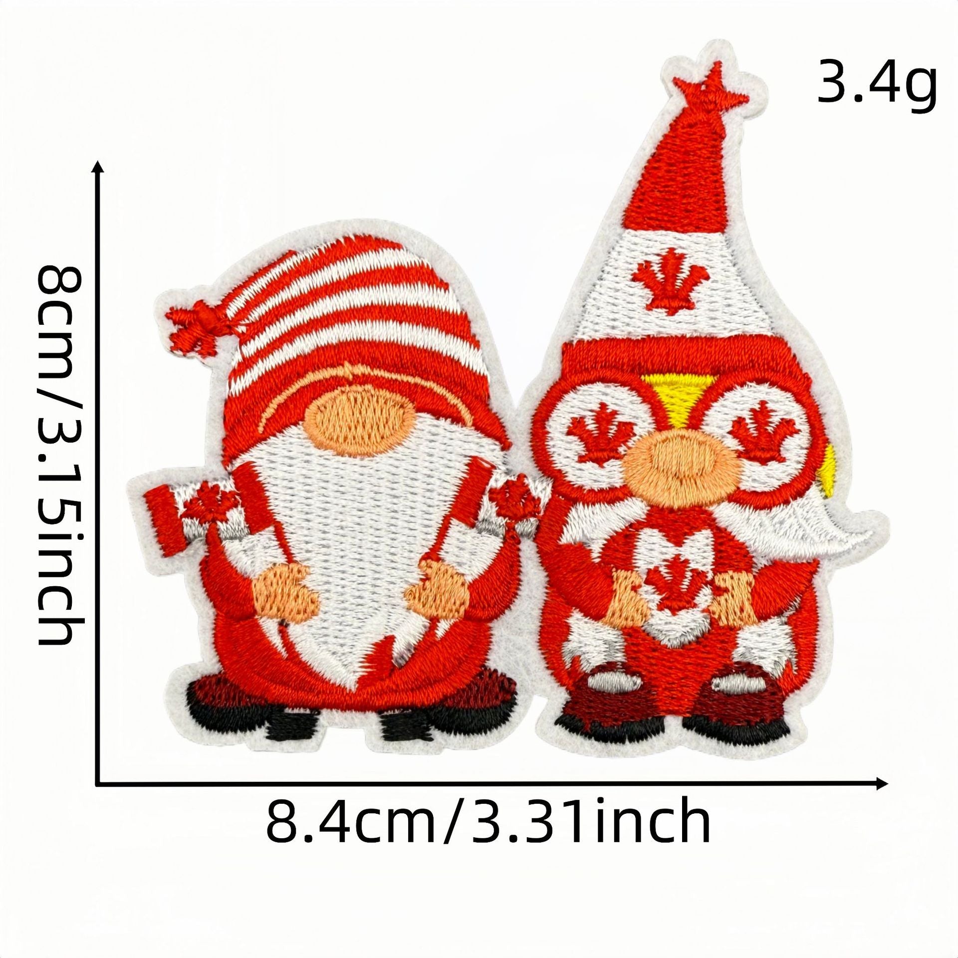 Wholesale Red Cartoon Maple Leaf DIY Patches