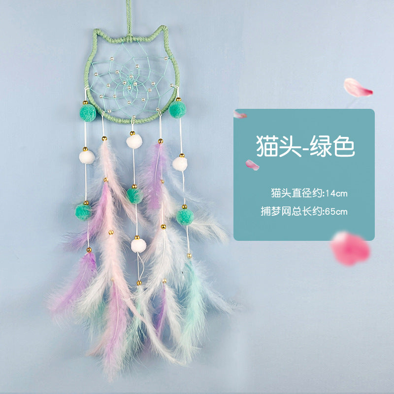 Wholesale Feather Woven Dream Catcher Pendant