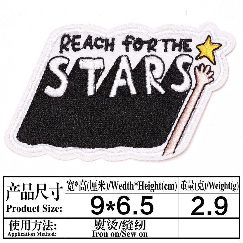Wholesale Cartoon Animal Embroidered Patches 9 Pack Cloth Applique For Clothing Bags And DIY Crafts