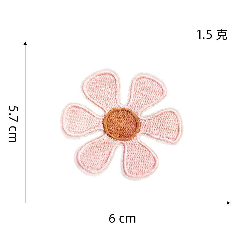 Wholesale Embroidered Butterfly Cartoon Floral Iron On Patch For Hat Decorative Fashion Accessory
