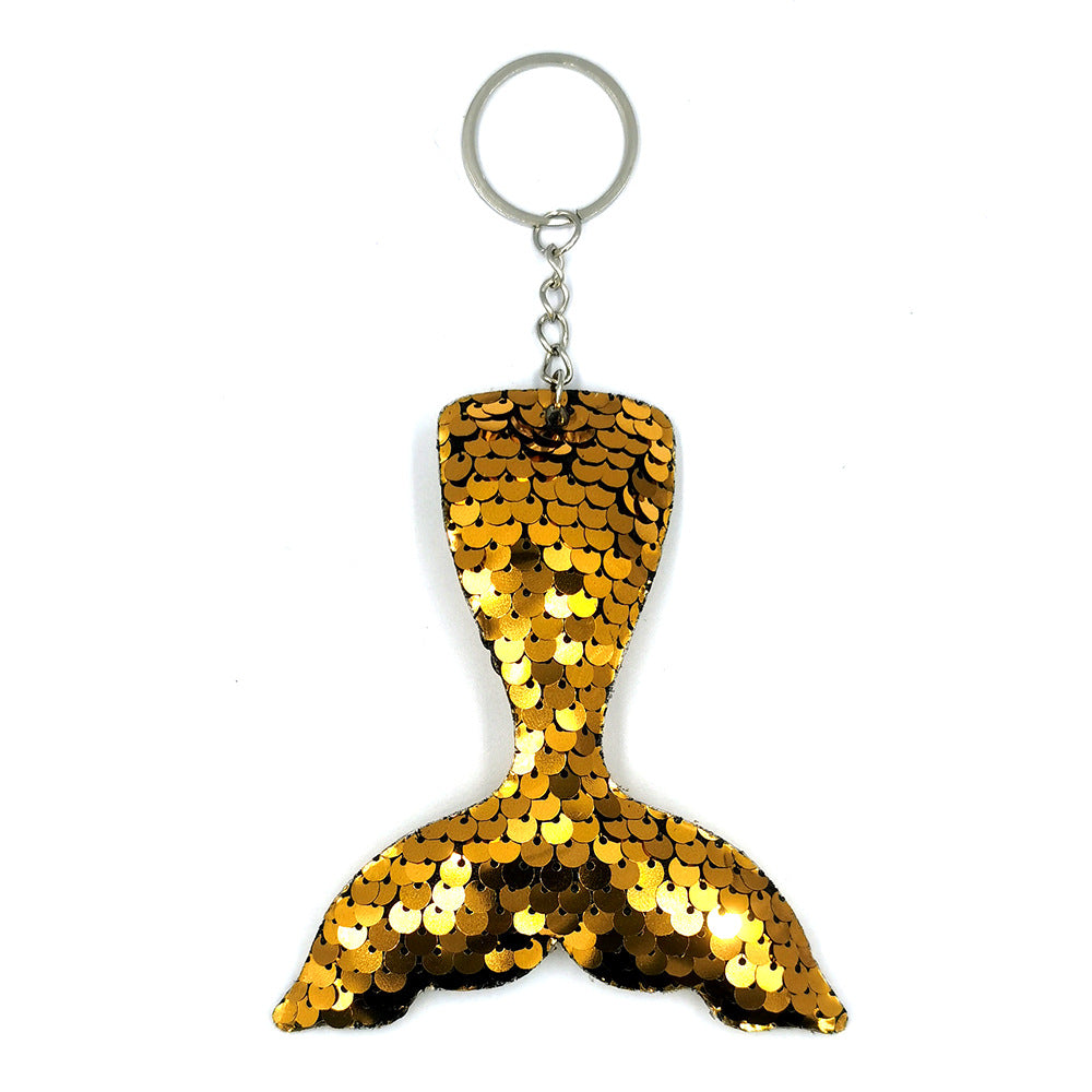 Wholesale Reflective Mermaid European and American Fashion Glitter Keychains