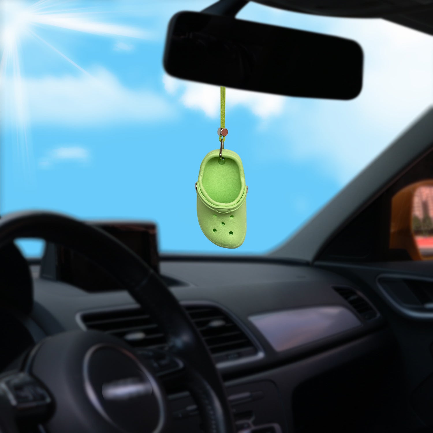 Wholesale  decorative colorful rope pendant car pendant