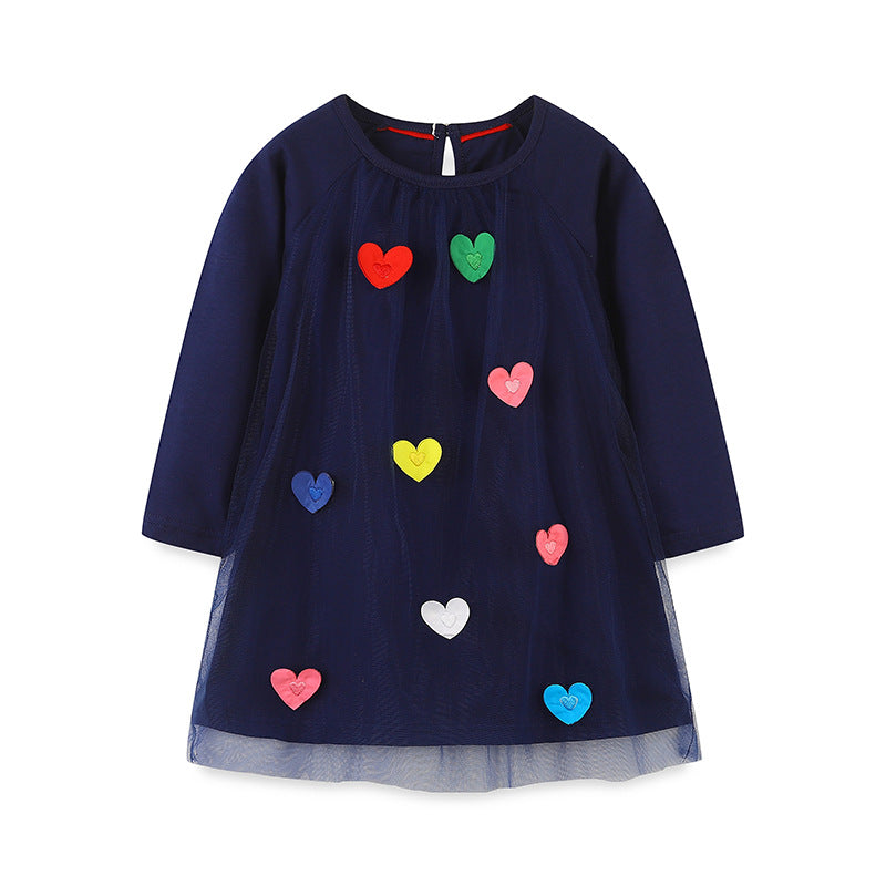 Wholesale Autumn Girls Dress Children's Long Sleeve Princess Dress