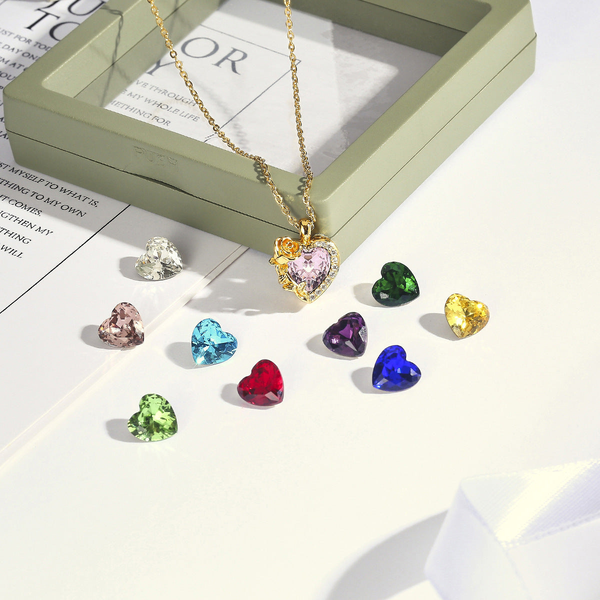 Wholesale Interchangeable zircon necklace