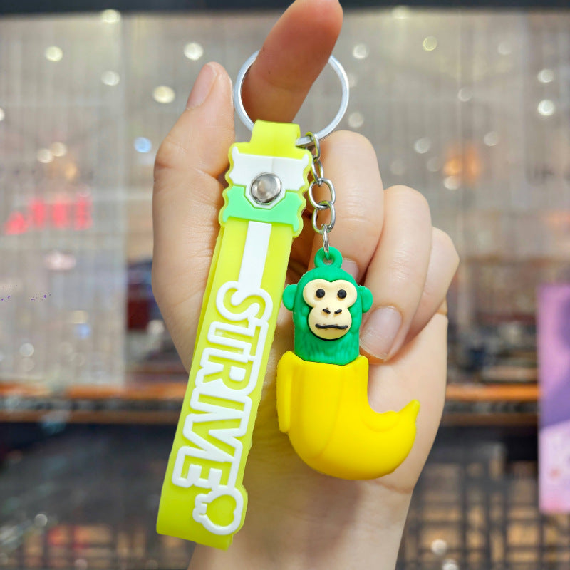 Wholesale Cute cartoon diverse animal Cute Keychain OLY Exclusive