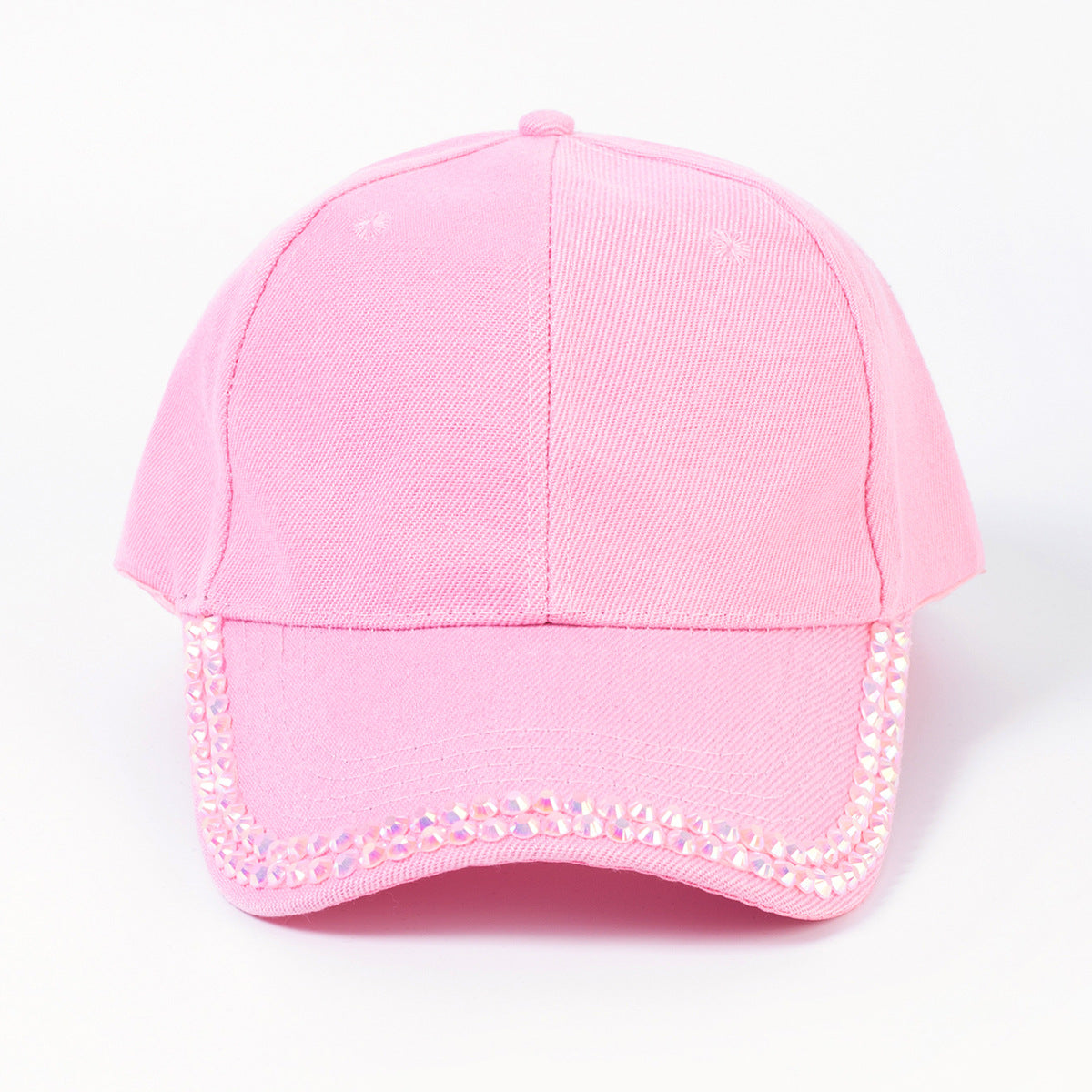 Wholesale Women's Cotton Diamond Water Diamond Baseball Caps