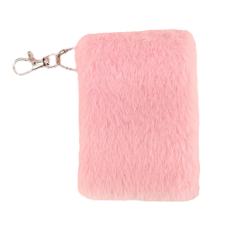 Wholesale Mini A7 Cute Candy-Colored Plush Small Notebook