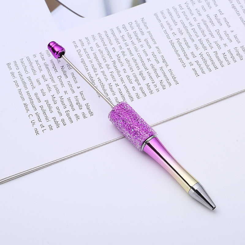 Wholesale 2pcs Electroplate Color Sugar Beadable Pens Rhinestone DIY Pens