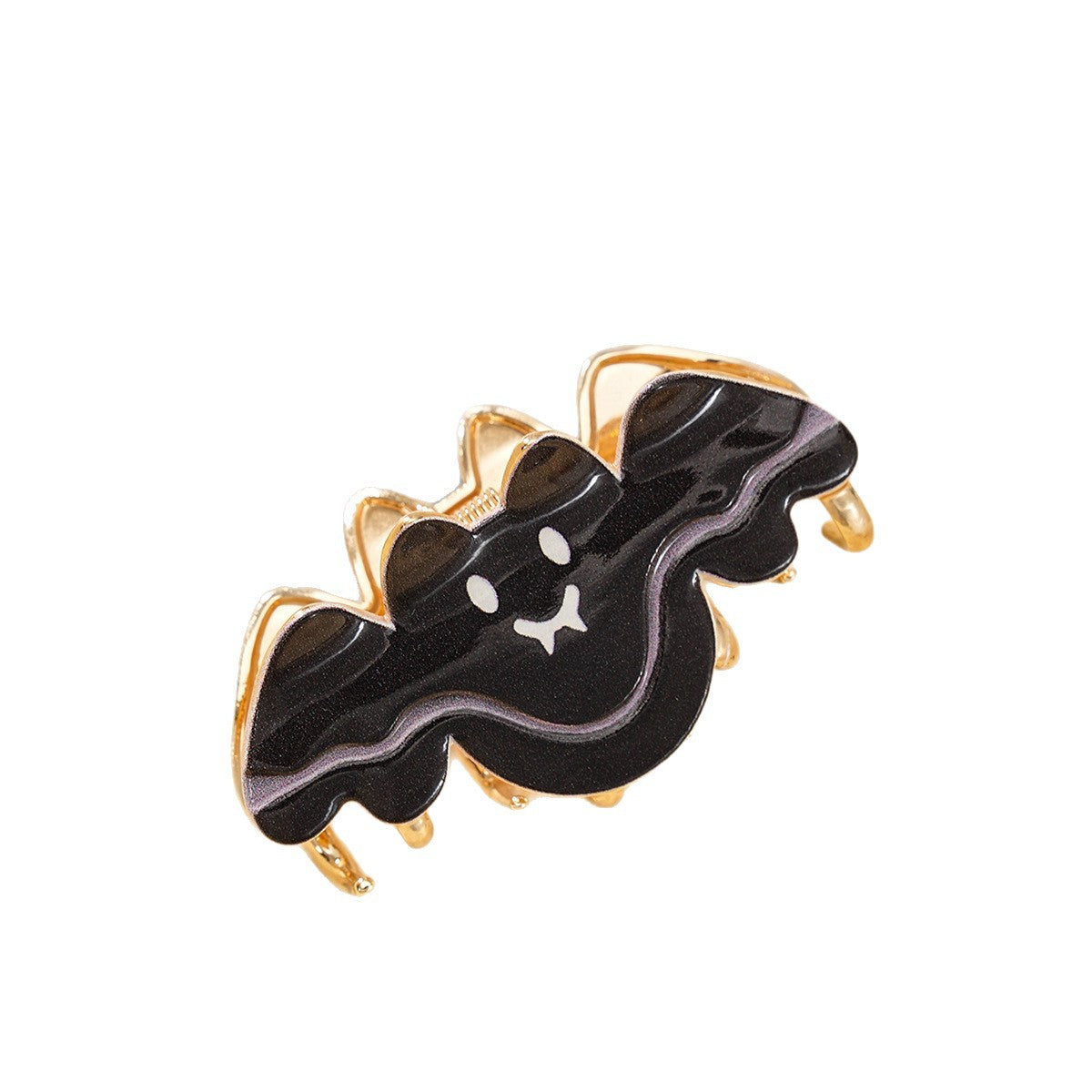 Wholesale Cute  Bat Hair Claw Clip Zinc Alloy Gripper With Ghost Design Trendy Party Fashion Accessory For Boutique Resale
