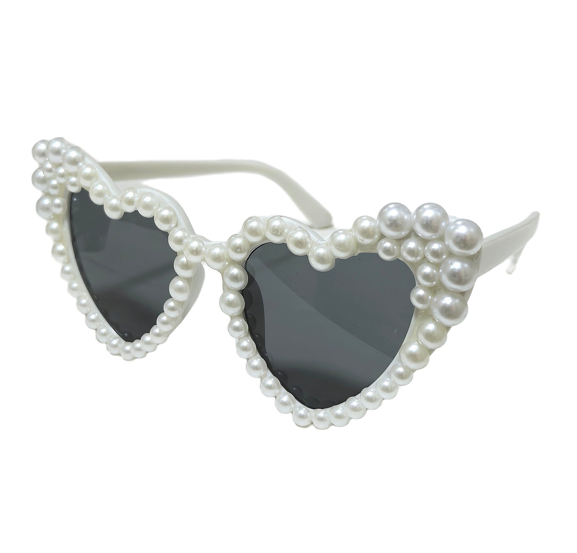 Wholesale  Peach Heart Sunglasses Wedding Heart Cat Eye Sunglasses