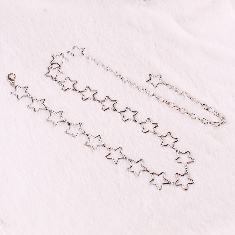 Wholesale Hollow Star Decorated Body Chain