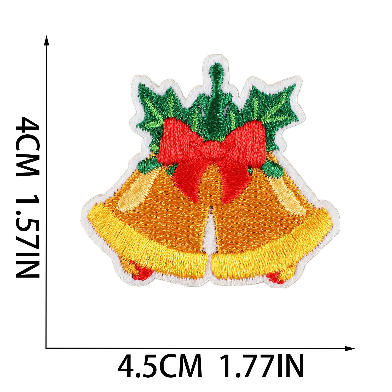 Wholesale Embroidered Christmas Patch Funny Holiday Design Polyester Thread Applique For Clothing Resale  OLY Exclusive